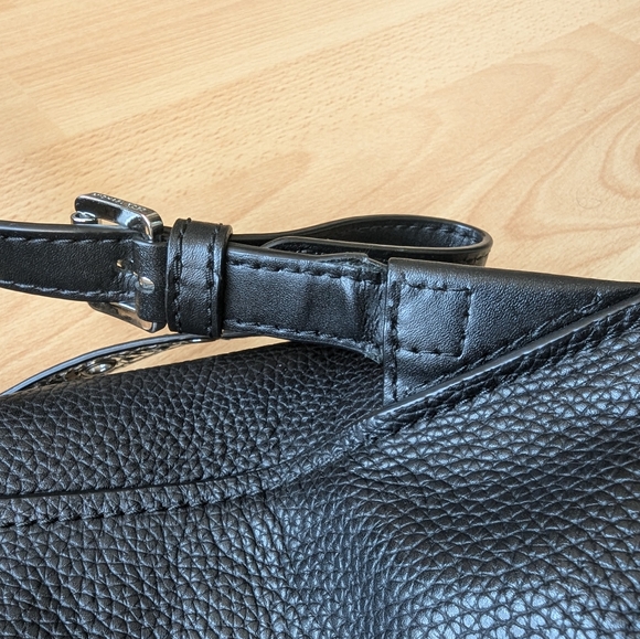 MICHAEL Michael Kors Bristol Small Leather Backpack Black - Picture 12 of 14